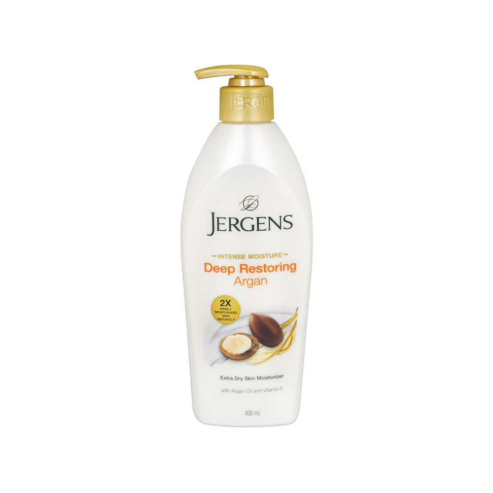 Jergens, مرطب الأرغان العميق لإصلاح البشرة، 400 مل