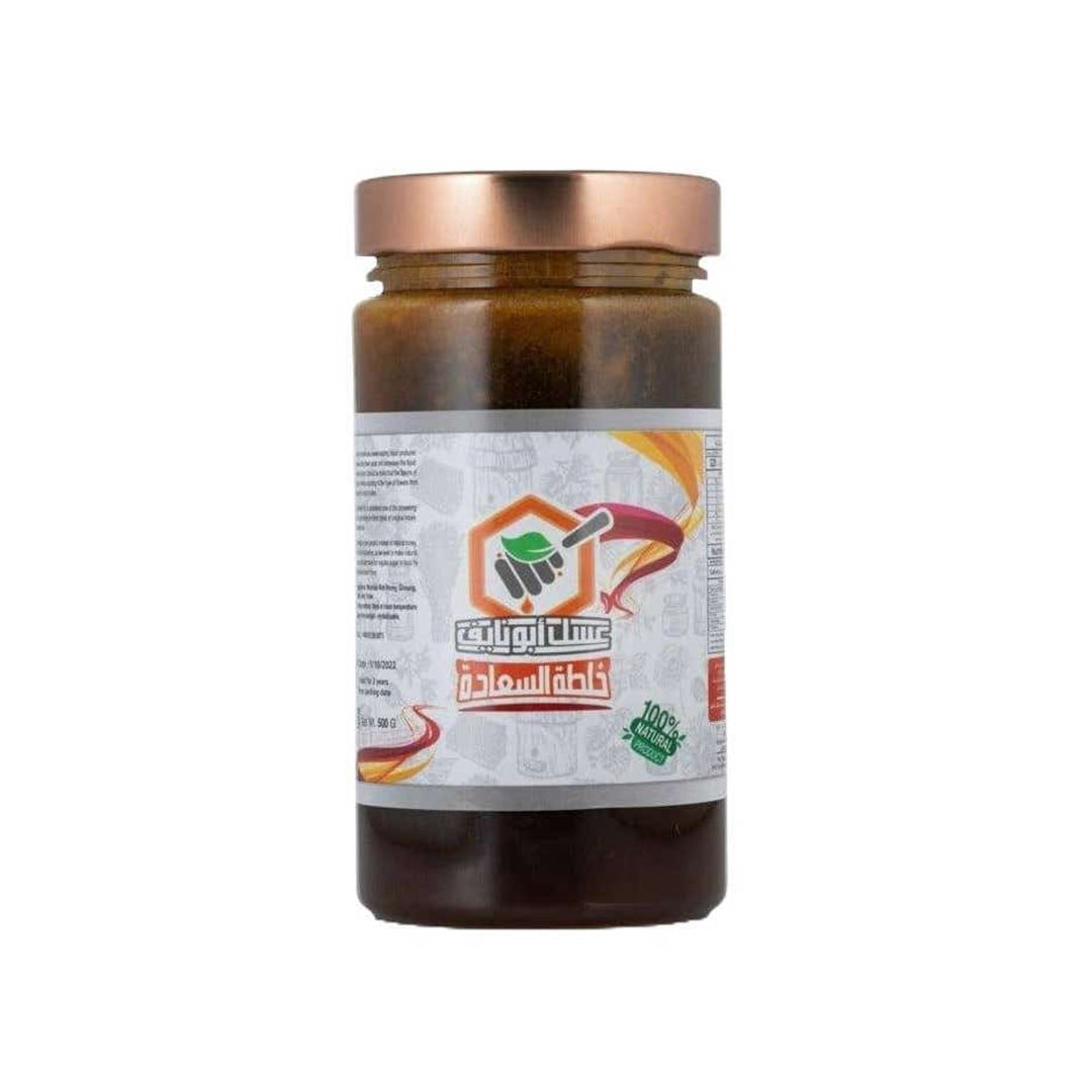 Abo Nayef, Happiness Mix Honey Natural, 100%, 500 g