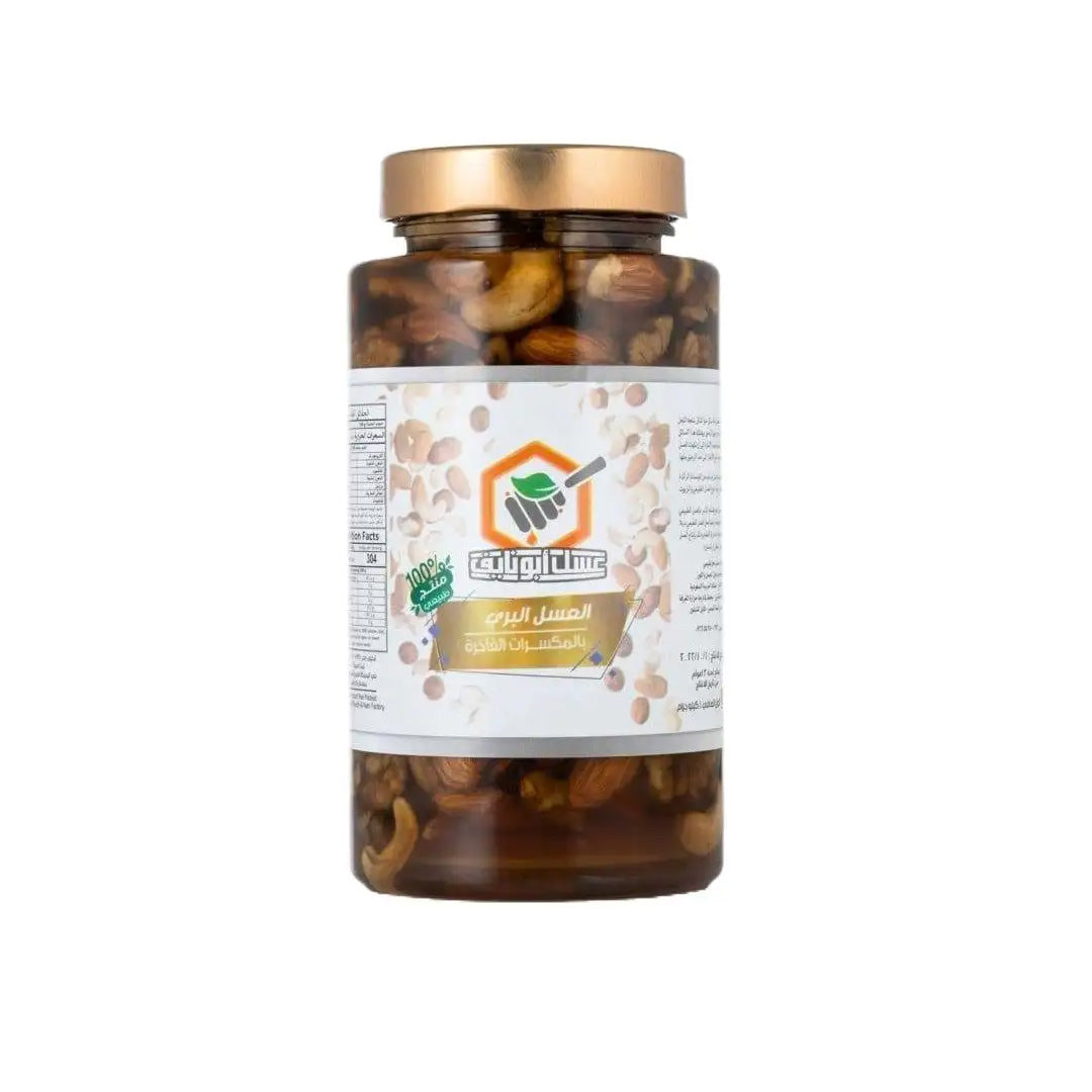 Abo Nayef, Natural Wild Honey with Nuts, 100%, 500 g