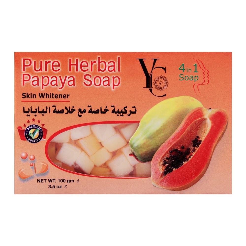 Yc, Pure Herbal Papaya Soap 4 in 1