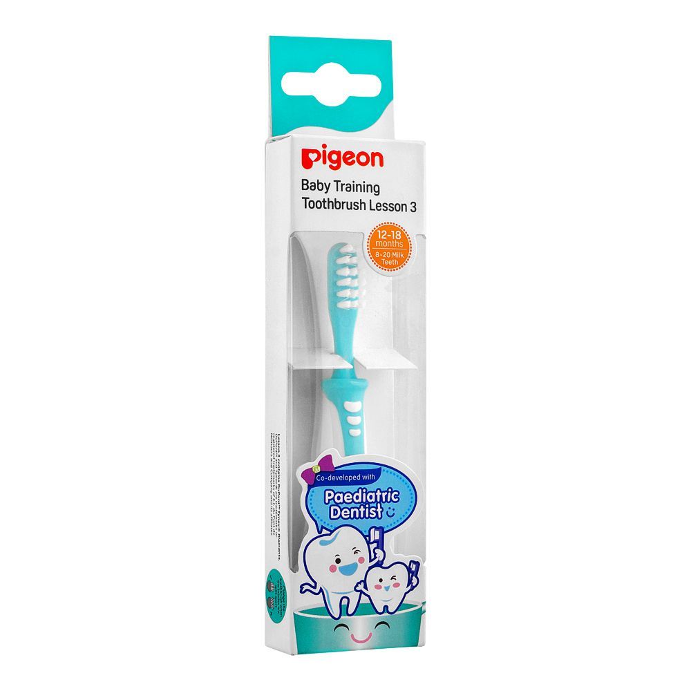 Pigeon، فرشاة أسنان للأطفال 12-18 شهرًا