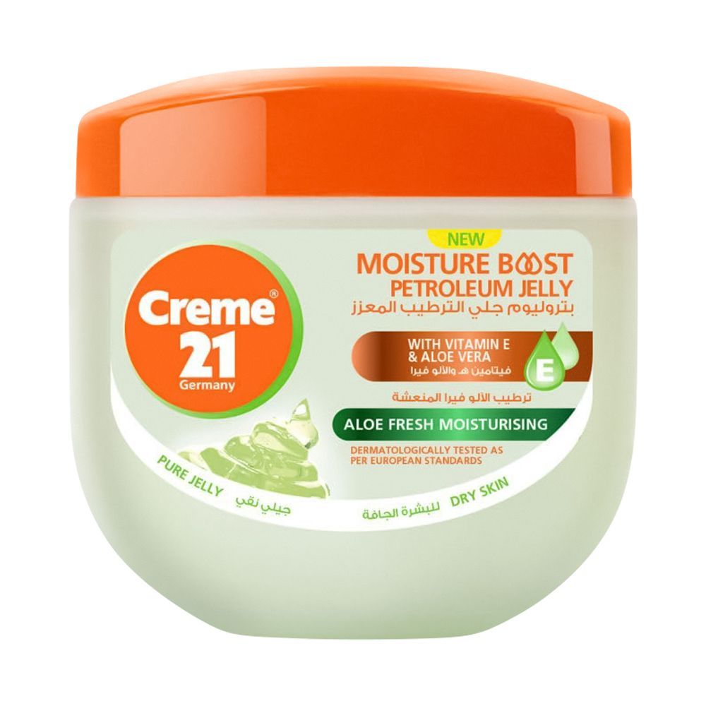 Creme 21, Aloe Vera Moisturizing Petroleum Jelly, 300 ml