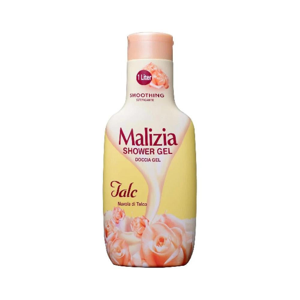 Malizia, سائل استحمام بودرة التلك، 1,000 مل
