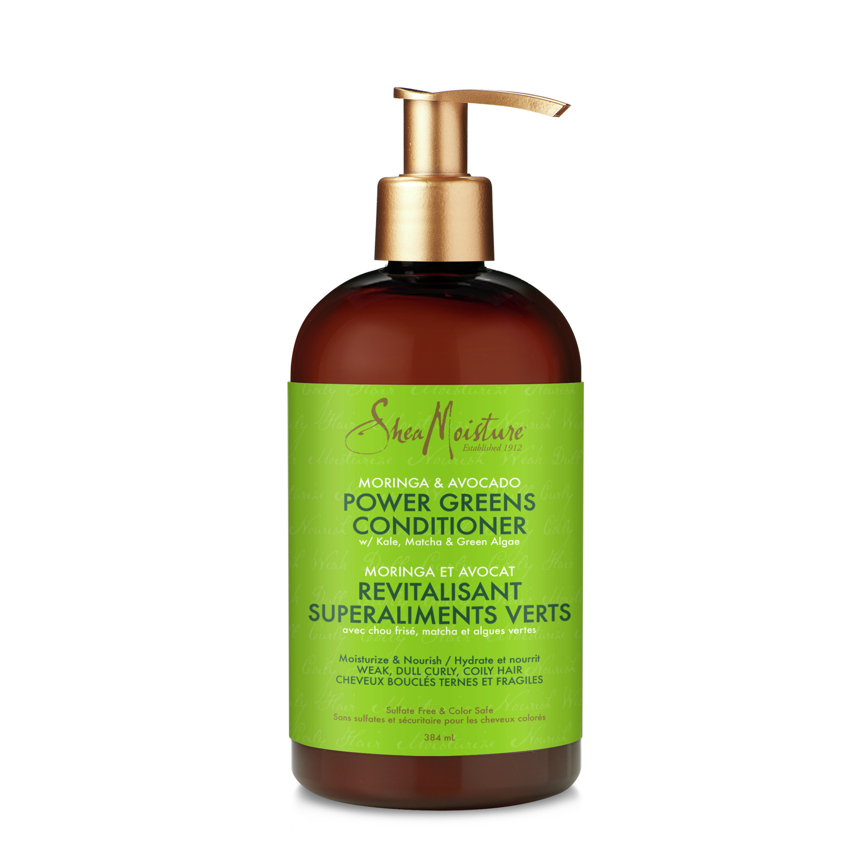 SheaMoisture, بلسم المورينجا والأفوكادو الأخضر، 384 مل