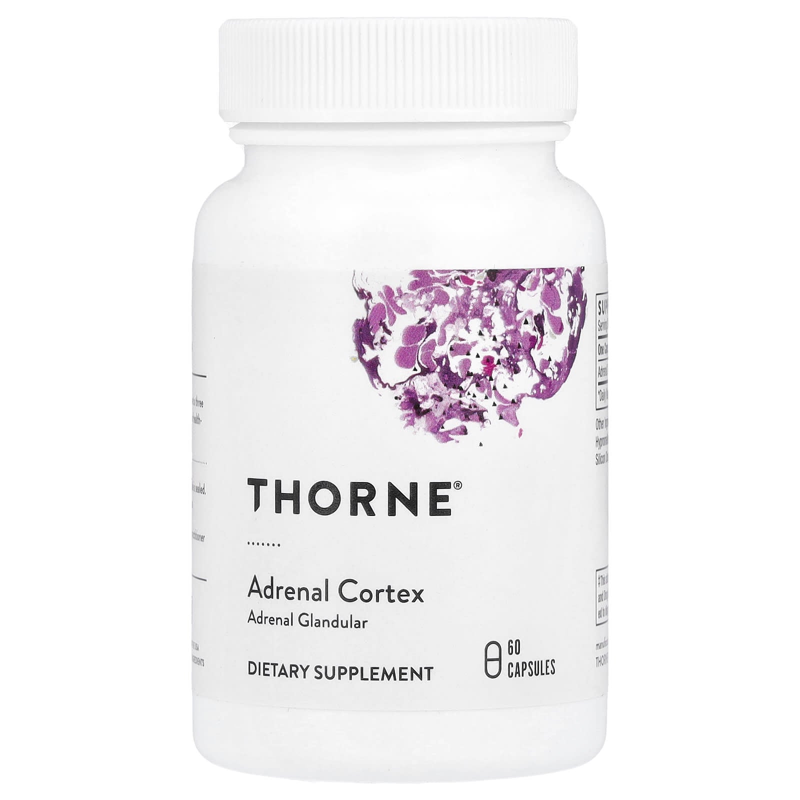 Thorne, قشرة الغدة الكظرية، 50 ملجم، 60 كبسولة