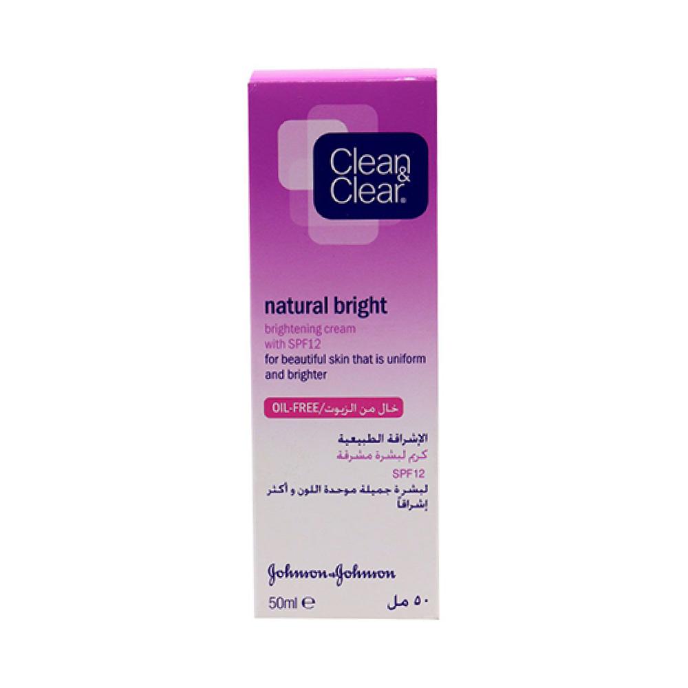 Clean & Clear, Clean&clear Naturalbright Cr, SPF 12, 50 ml