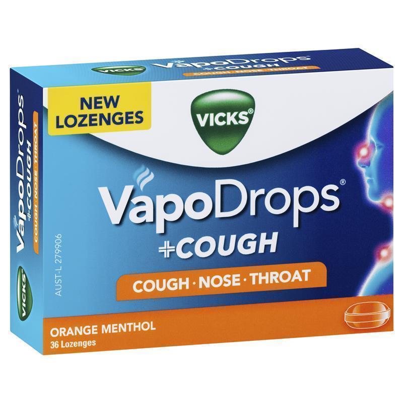 Vicks, Vapodrops 36 Orange (Box)