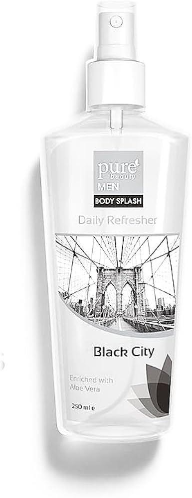 Pure Beauty, Body Splash MEN Black City, 250 ml