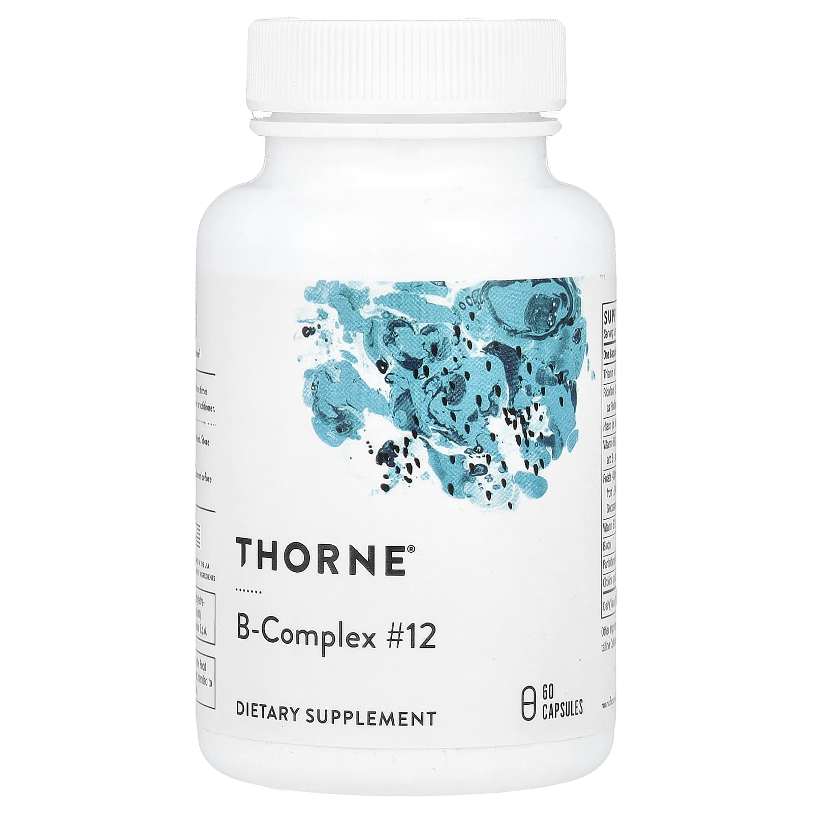 Thorne, مركب فيتامين ب #12، 60 كبسولة
