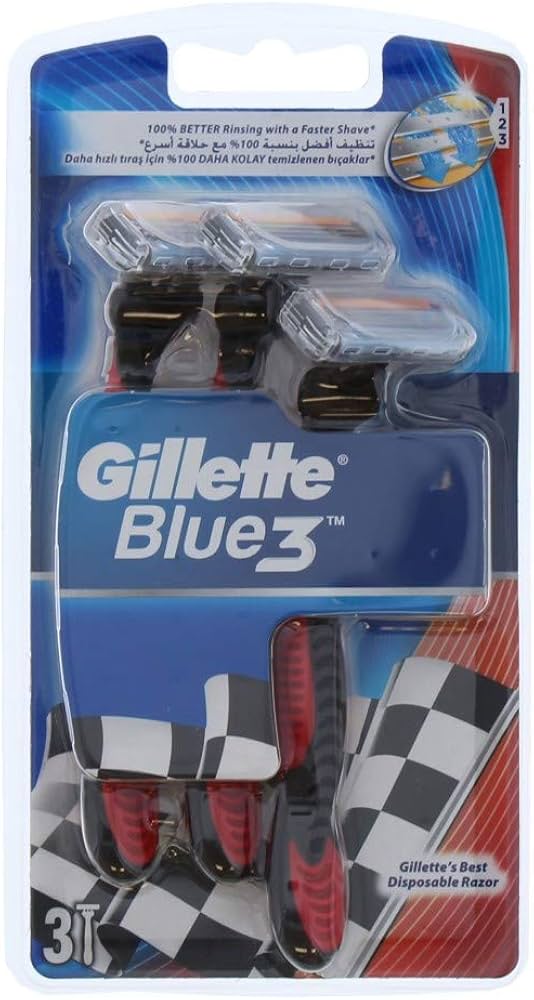 Gillette, Blue III Nitro، 3 قطع