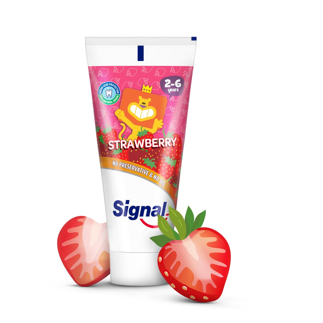 Signal, T/P Strawberry 2-6YEARS, 50 ml