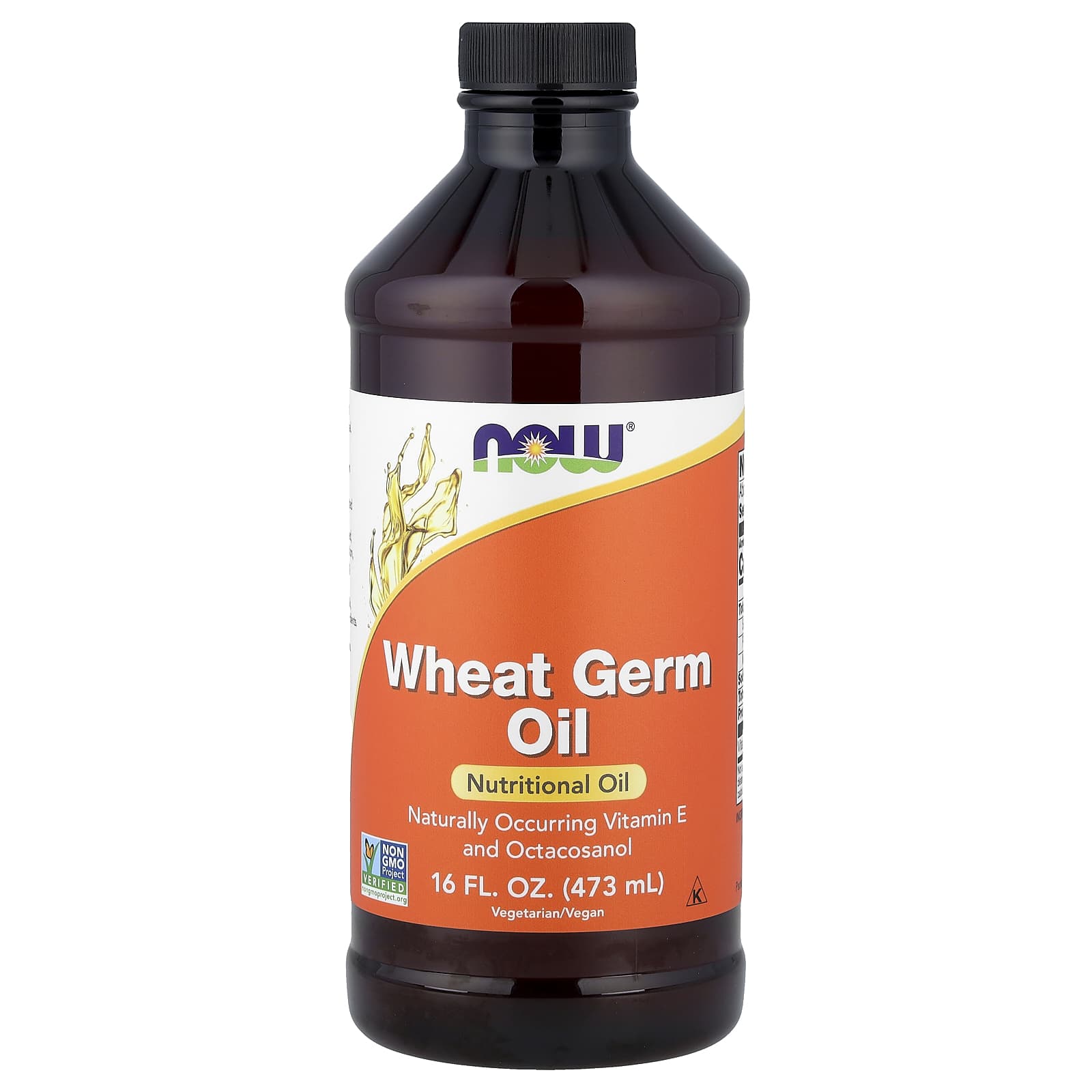 NOW Foods, زيت جنين القمح الغذائي من ناو، 473 مل