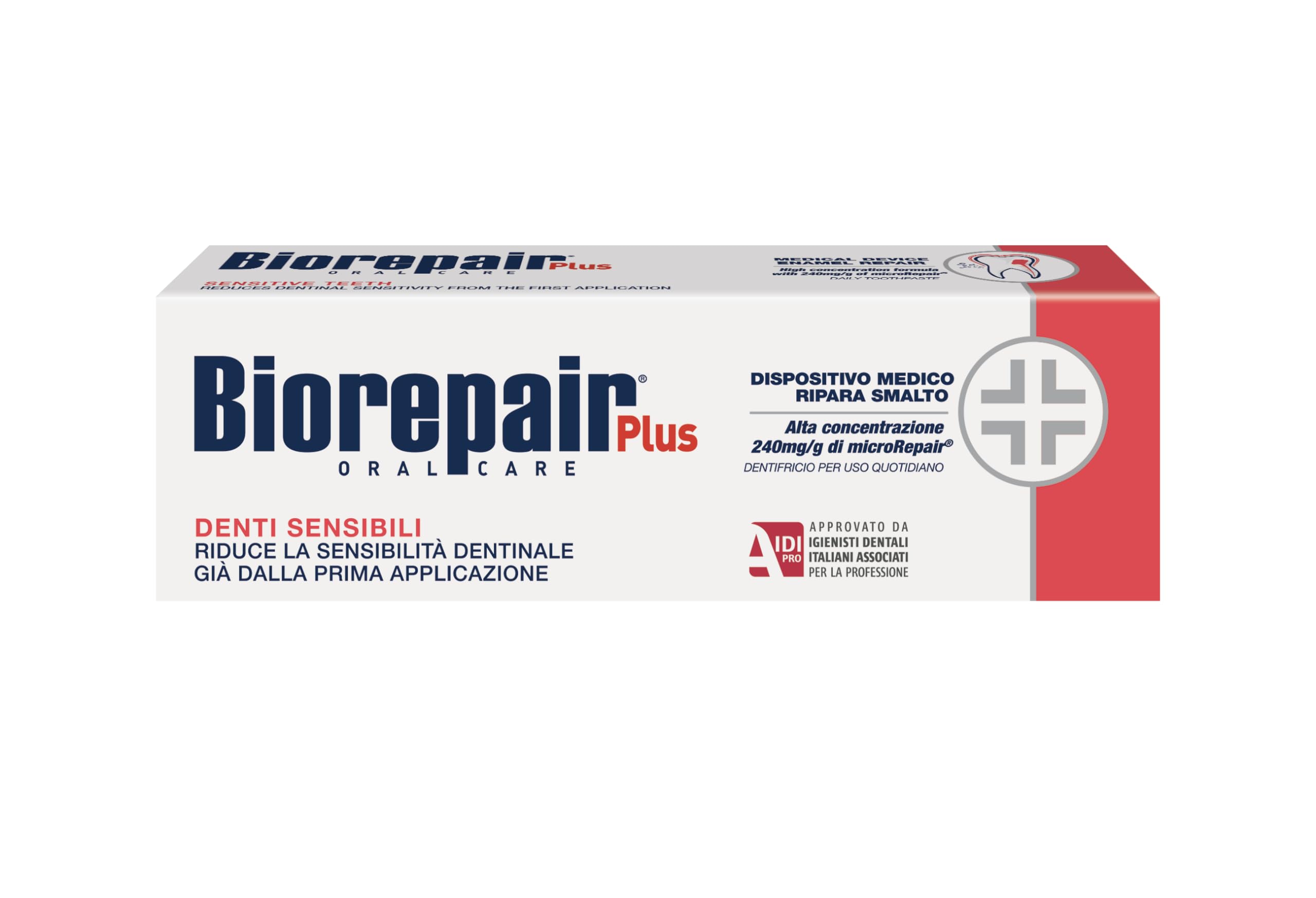 Biorepair, Plus Sensitive Teeth T/P, 75 ml