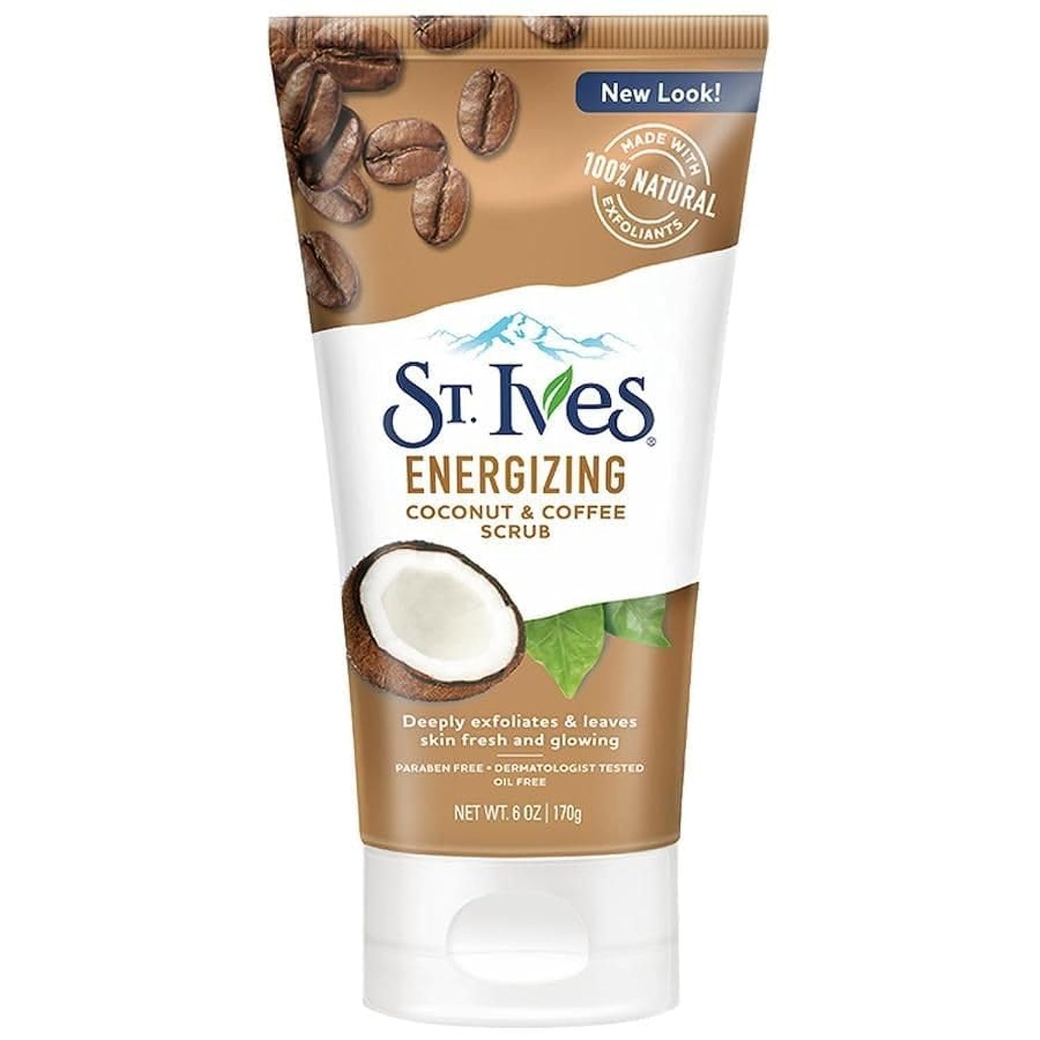St. Ives، مقشر للوجه بالقهوة وجوز الهند، 170 جم
