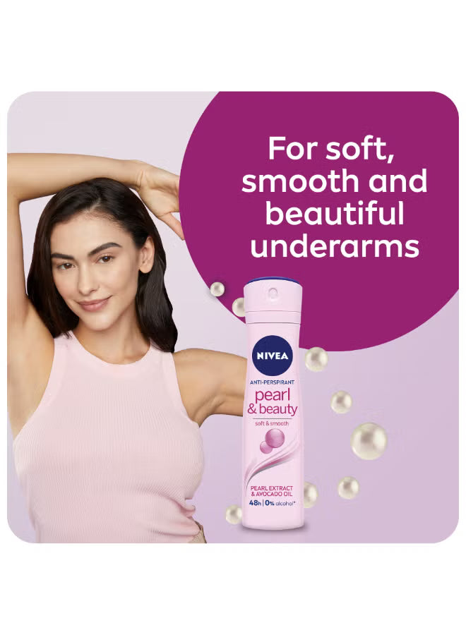 Nivea, Pearl & Beauty Women Spray, 150 ml