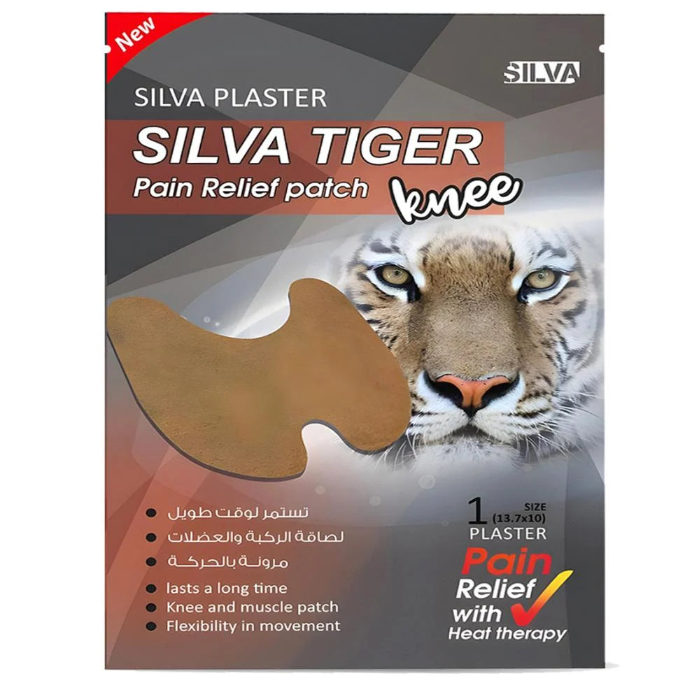 Silva, Tiger Pain Relief Patch Knee Size 13.7 * 10 Plaster