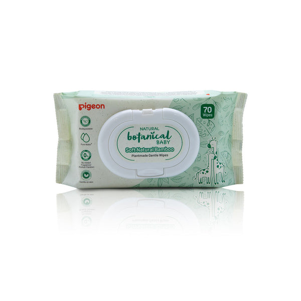 Pigeon, Natural Botanical Baby Wipes, 70 Sheets