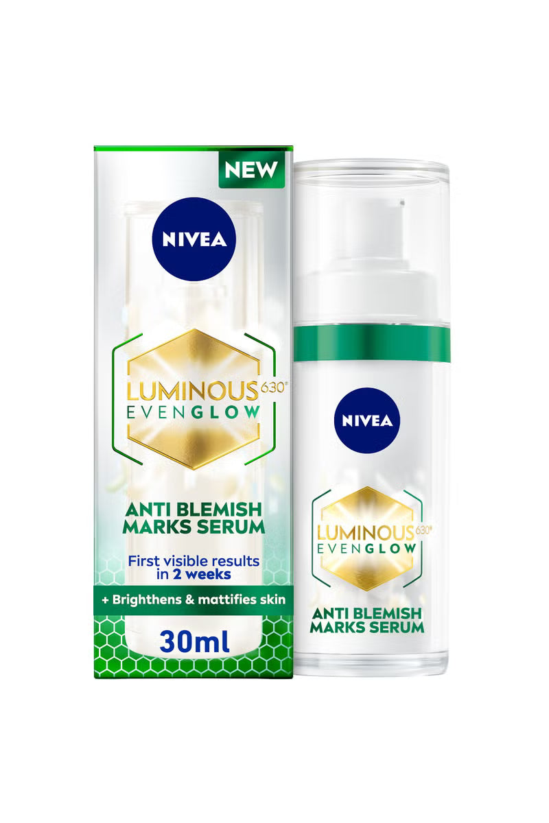 Nivea, Luminous Even Glow Anti Blemish Marks Serum, 30 ml