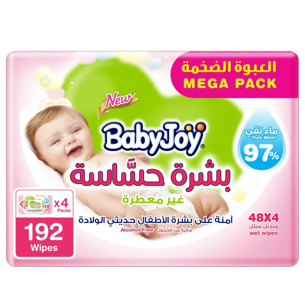 Baby JOY, Wipes Scented Free, 48 Count