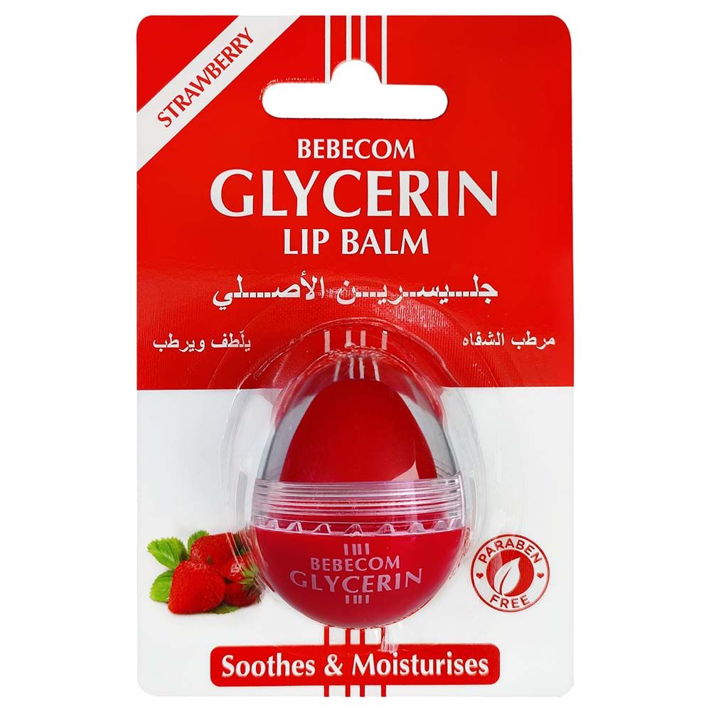 Glycerin, Lip Balm Strawberry, 10 g