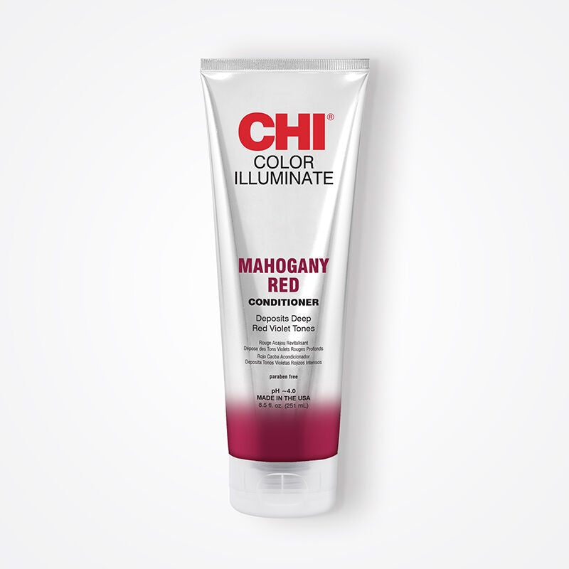 CHI, Ionic Color Illuminate Cond., أحمر ماهوجني, 251 مل