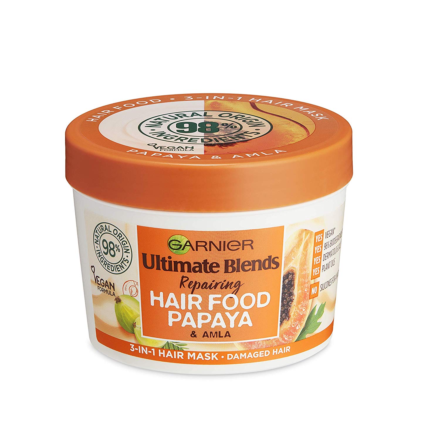 Garnier, Hair 3 in 1 Papaya, 390 ml