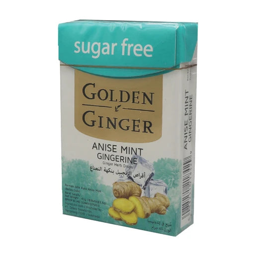 Golden Ginger, Anise Mint Gingerine, Lozenges, Sugar Free - 45Gw