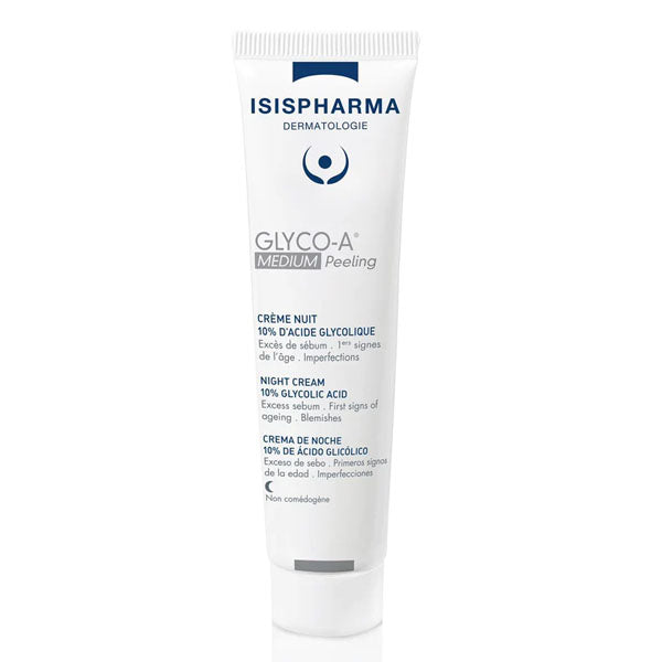 Isispharma, Glyco-A Night Cream, 10%, 30 ml
