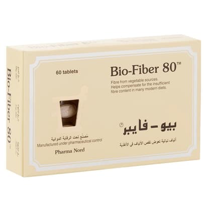 بيو-فايبر 80، 60 كبسولة
