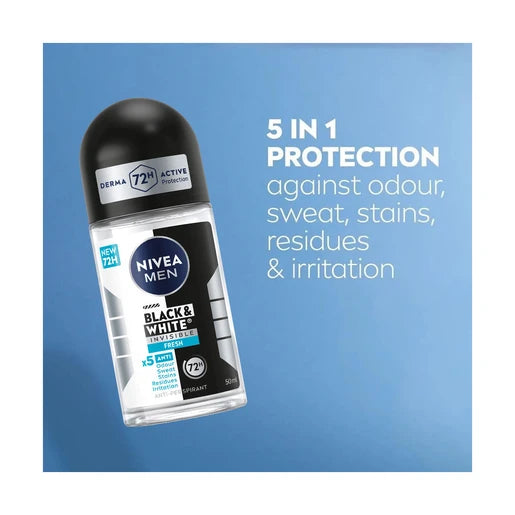 Nivea, Roll-On MEN Black&white Fresh