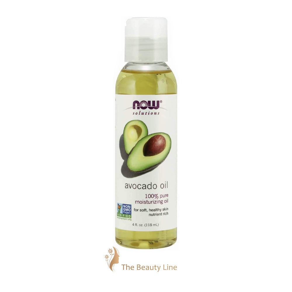 NOW Foods, زيت مرطب من ناو، زيت الأفوكادو النقي 118 مل، 100%