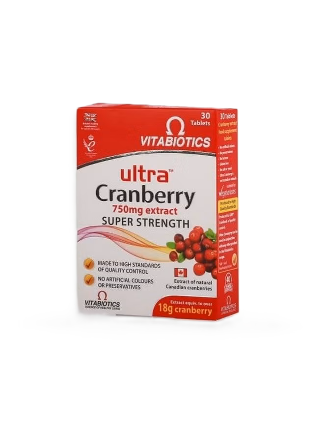 Ultra, Cranberry Extract, 750 mg