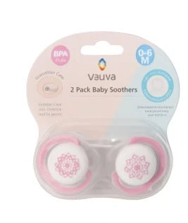 Vauva, Baby Soothers 0-6M 2 Pack