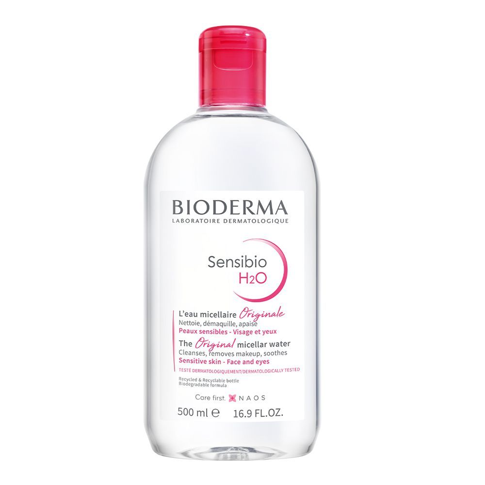 Bioderma, Sensibio H2O Makeup Removing Micelle Solution, 500 ml