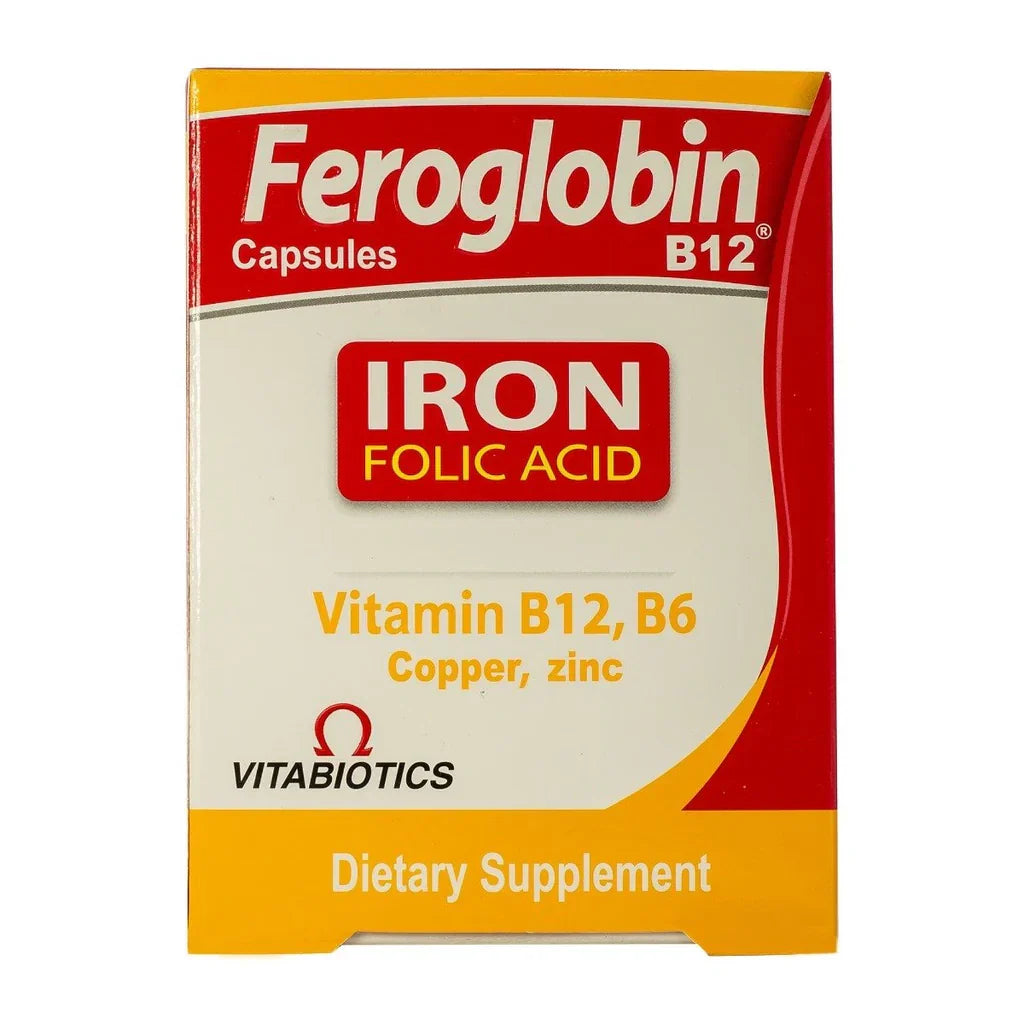Feroglobin, B12, 30 Capsules