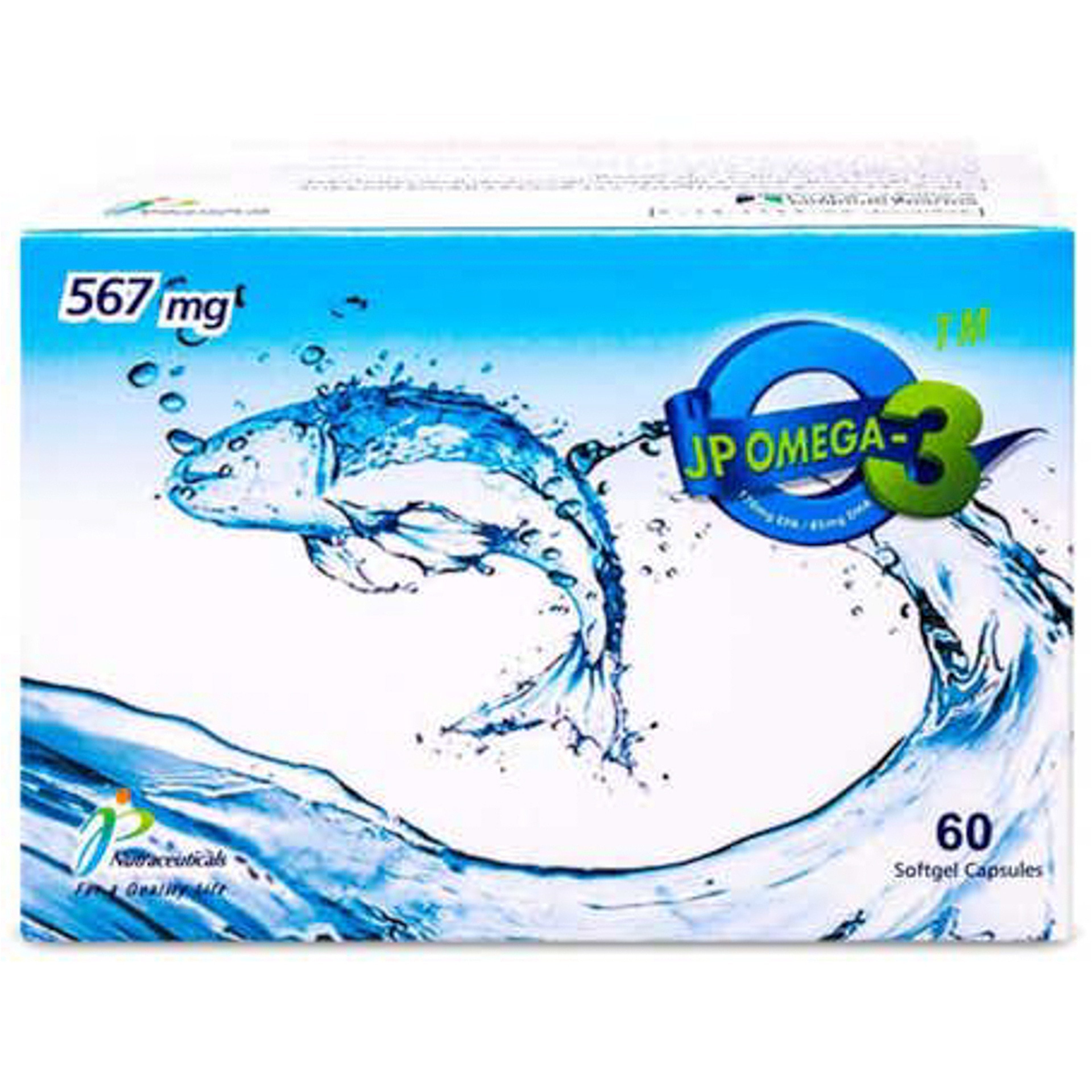 JP, OMEGA-3, 60 Capsules