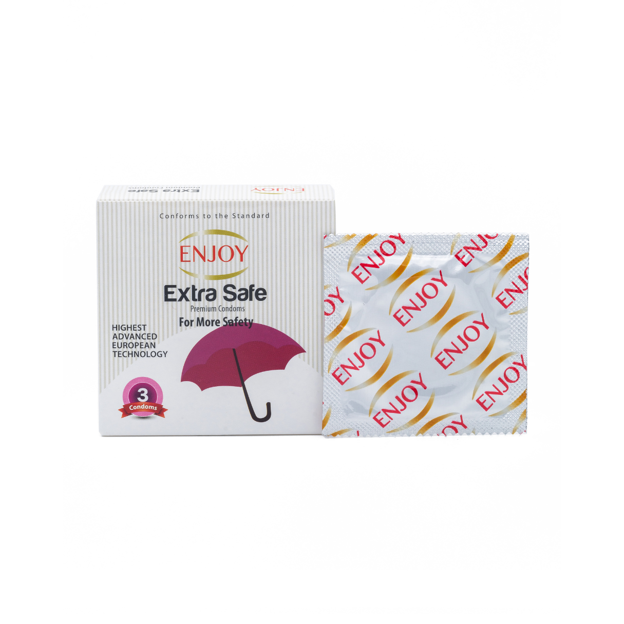 Enjoy, Condoms Extra Safe, 12 Count