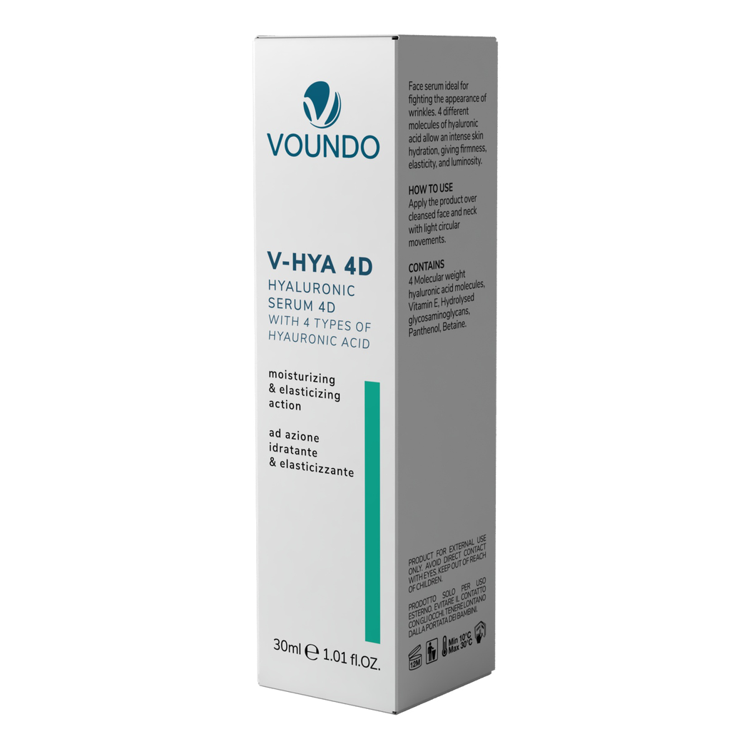 Voundo, V-Hya 4D Hyaluronic Serum 4D, 30 ml