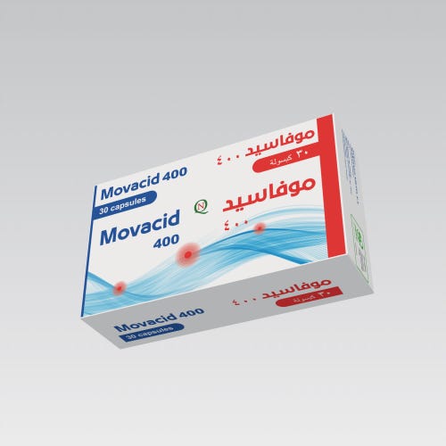 Movacid, 400 mg, 30 Capsules