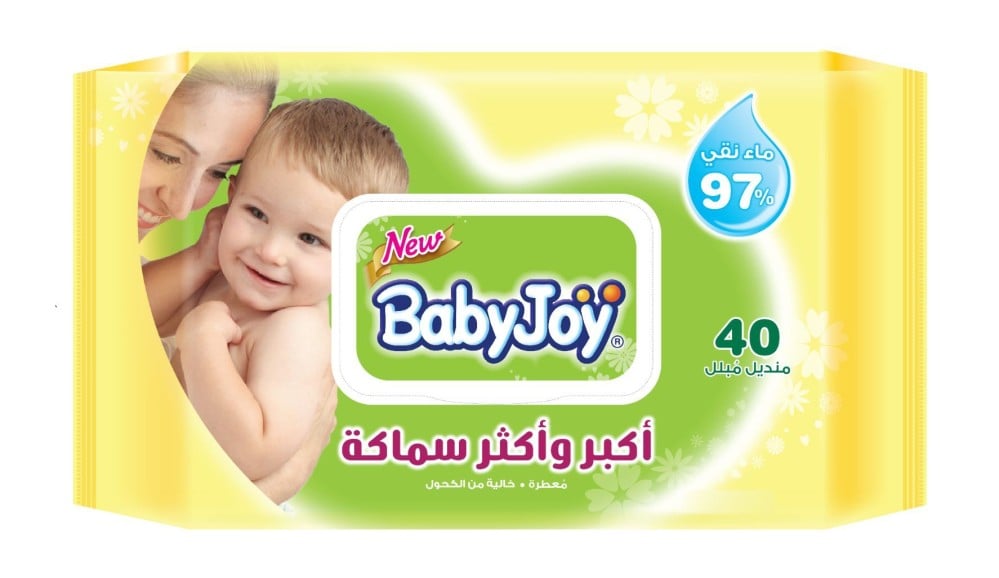 Baby JOY, Wipes Scented, 40 Count