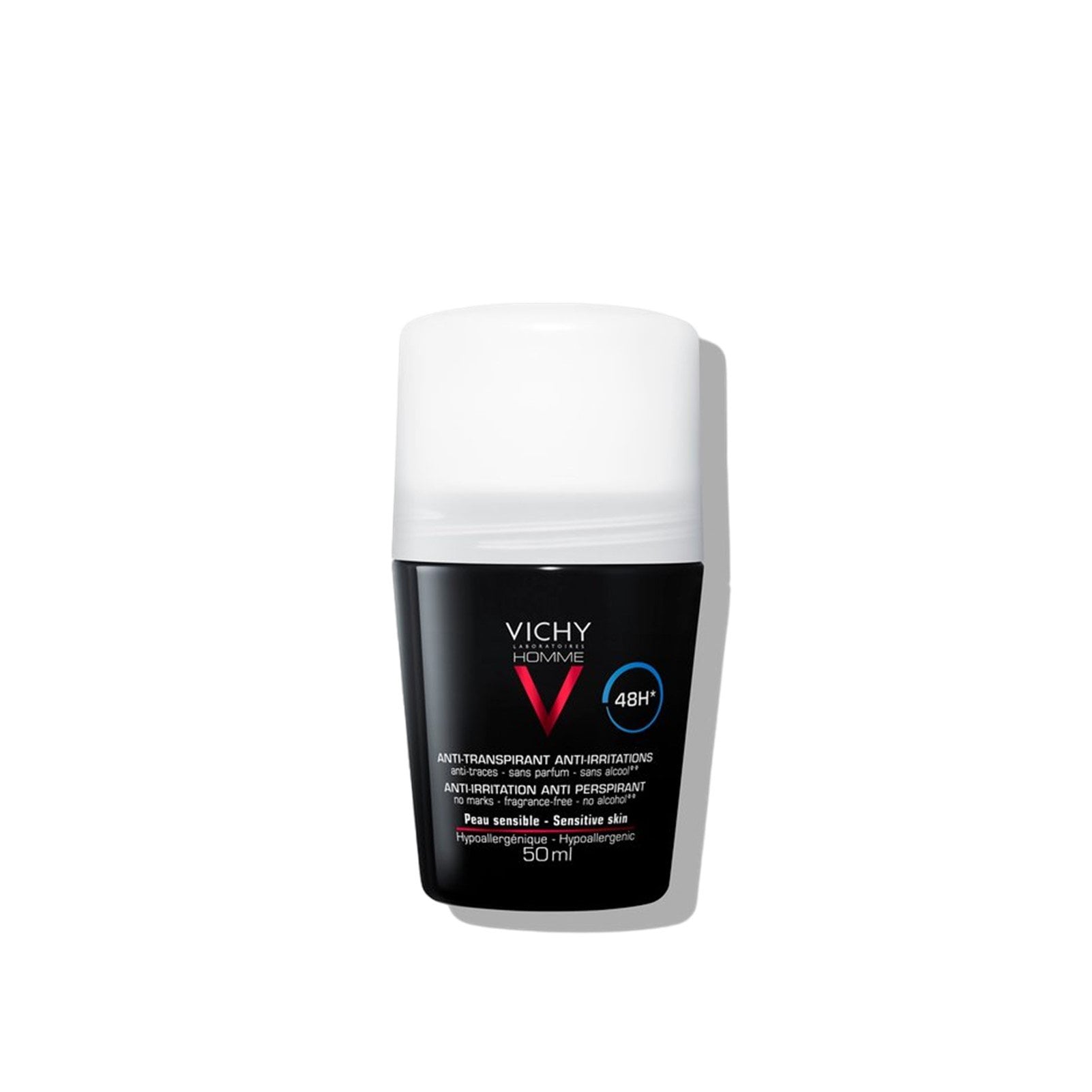 Vichy، مزيل عرق ضد التعرق للبشرة الحساسة أسود، 50 مل