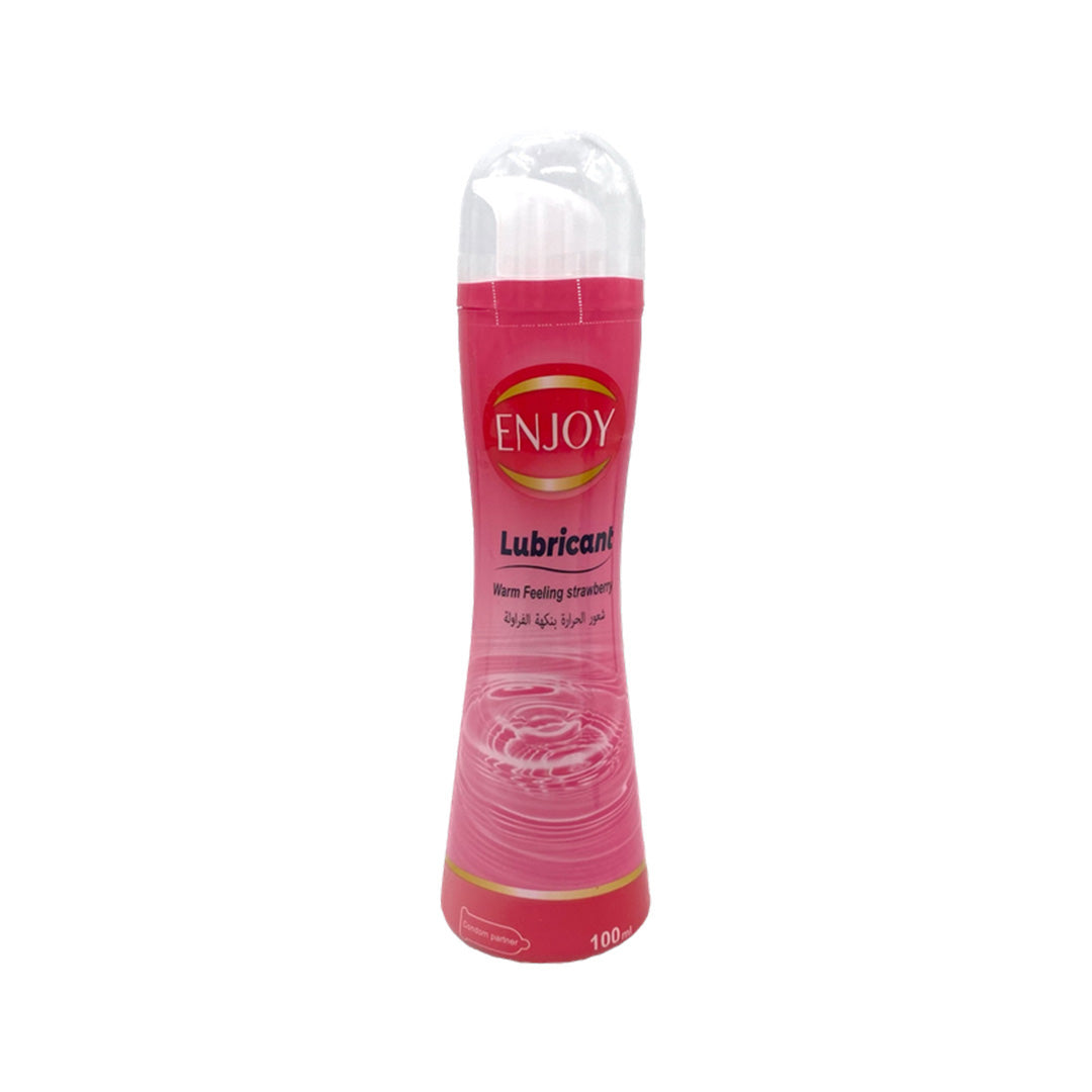 Enjoy, Lubricant Warm Feeling Strawberry, 100 ml