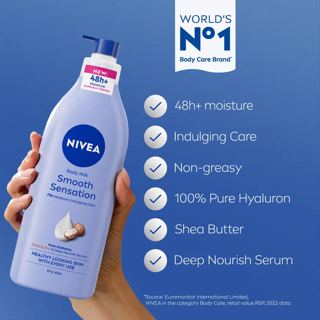 Nivea, Lotion Shea Smooth, 625 ml