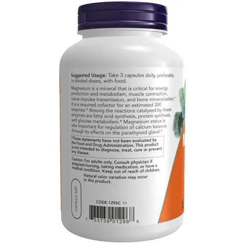 NOW Foods Magnesium Citrate - 240 Veg Capsules