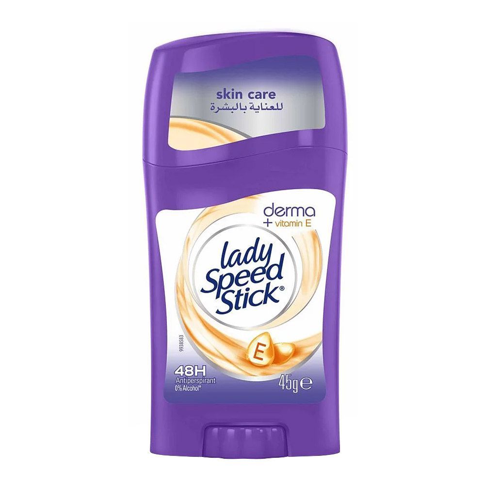 Lady Speed Stick, Derma+vitamin E, 45 g