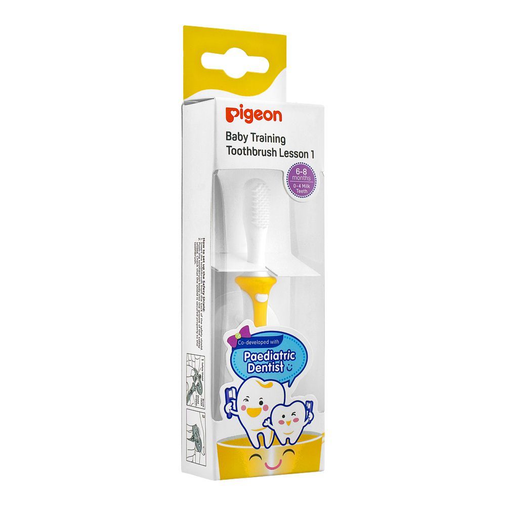 Pigeon, فرشاة أسنان للأطفال 6-8 أشهر