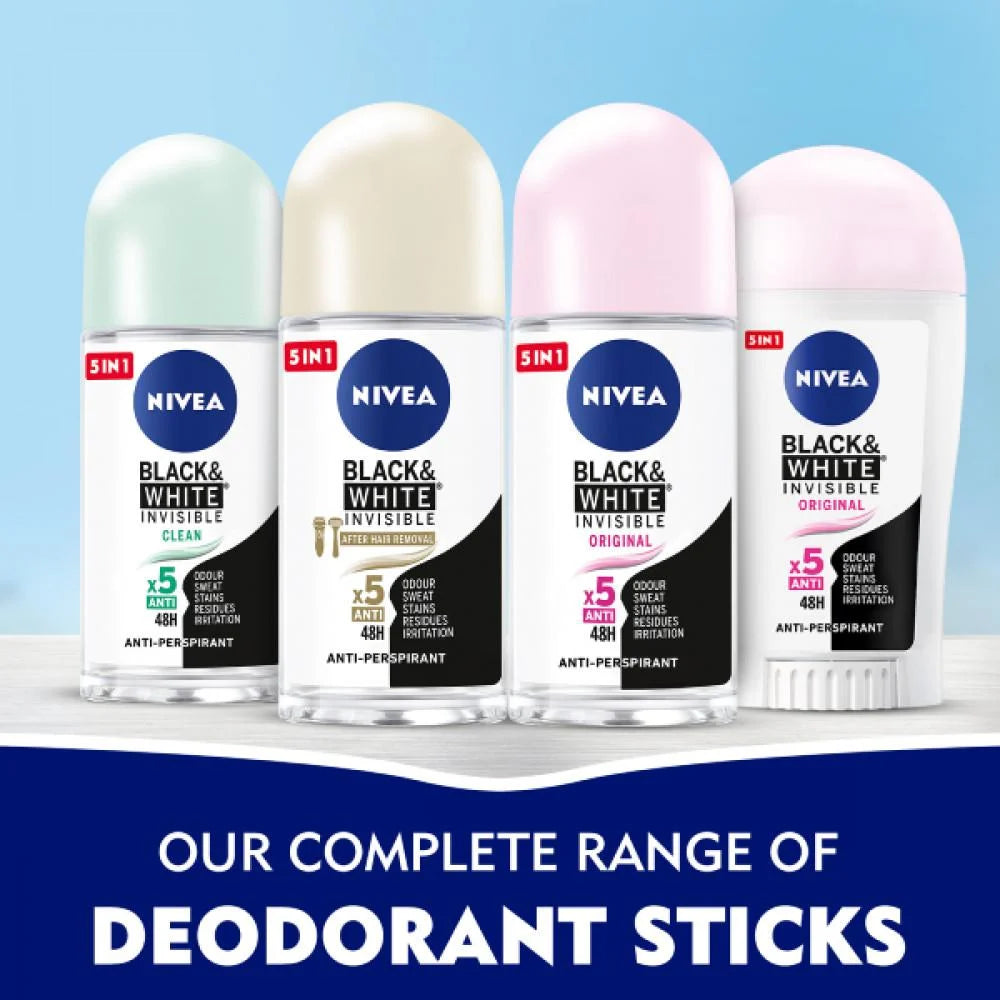 Nivea, Roll-On B&w Silky Smooth