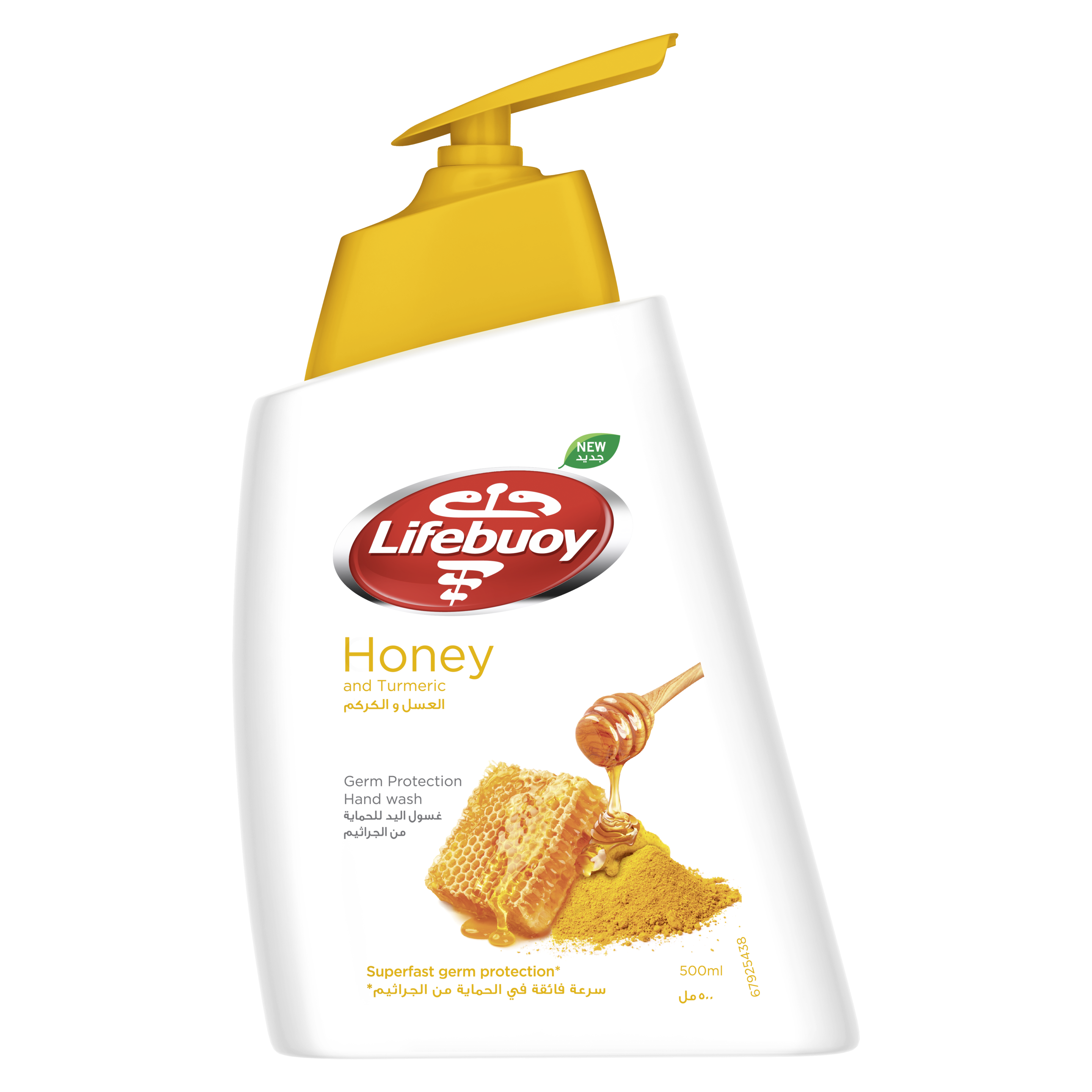 Lifebuoy, غسول اليدين بالعسل، 500 مل
