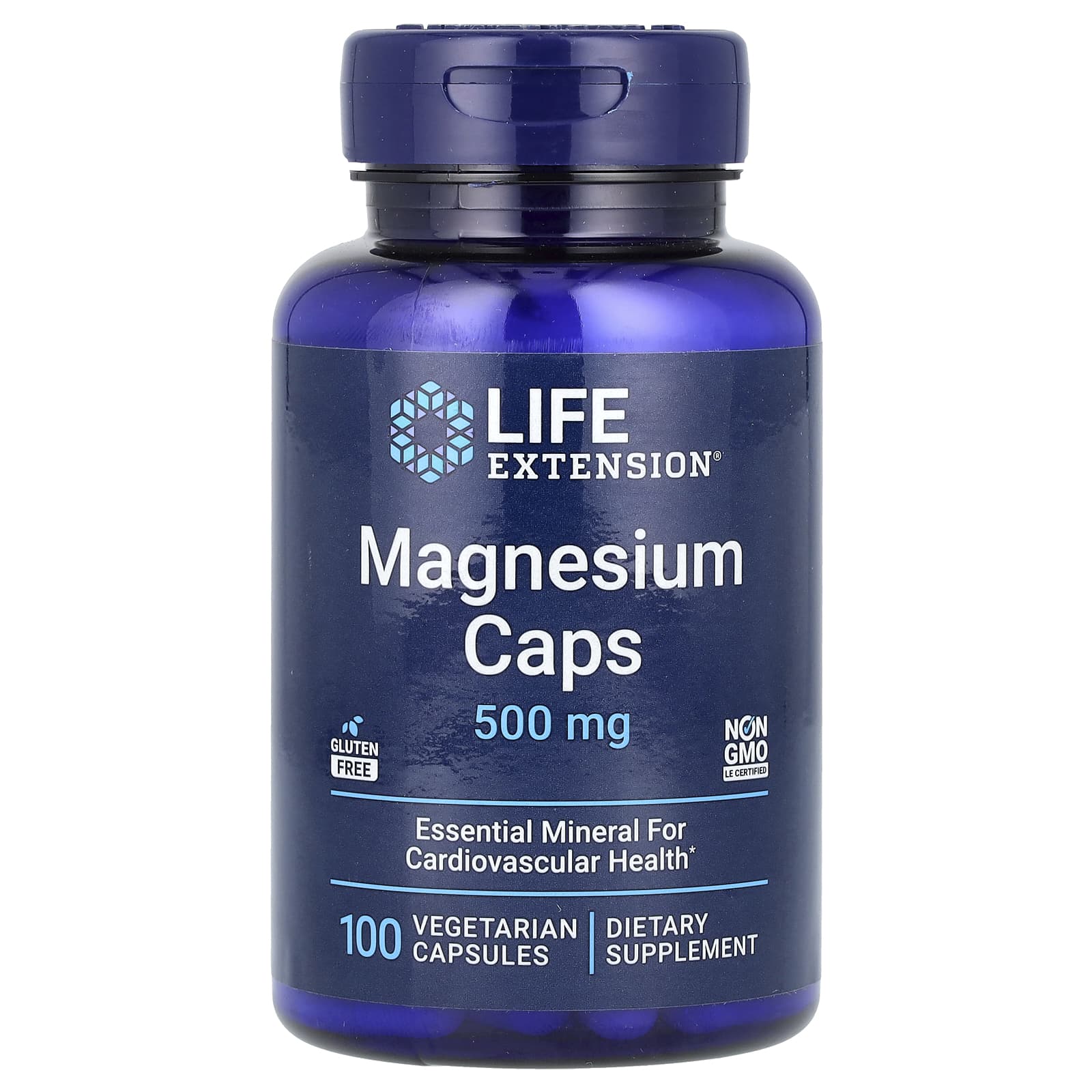 Life Extension, كبسولات المغنيسيوم، 500 ملجم