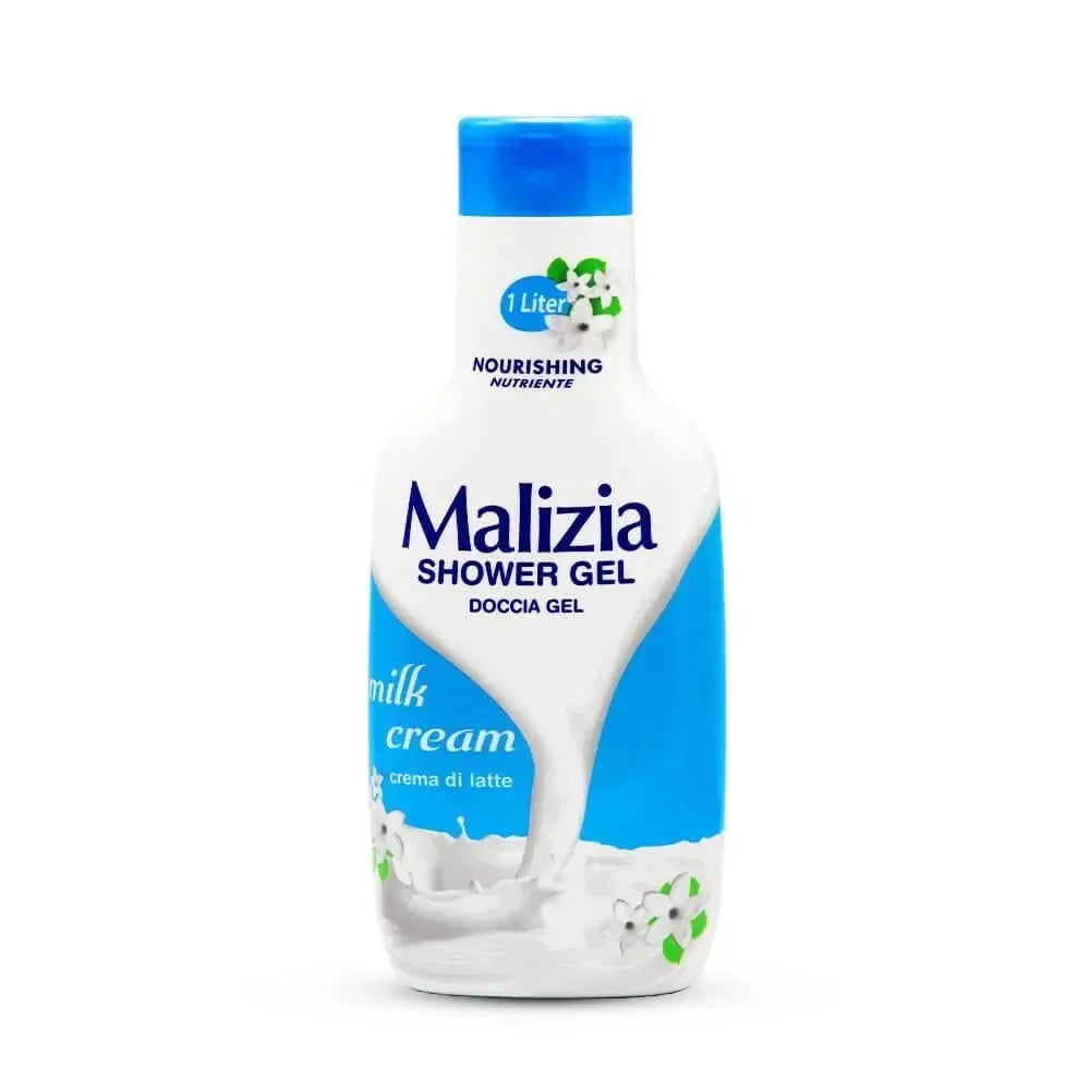 Malizia, جل استحمام كريم الحليب 1 لتر